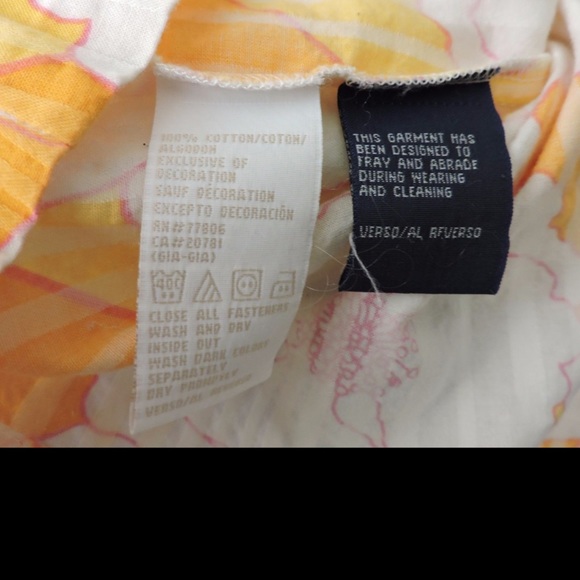 Tommy Jeans Hawaiian Skirt Juniors size 7 - Picture 7 of 9